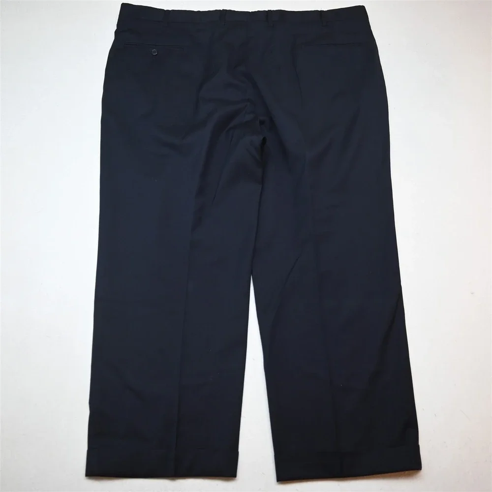 Jos A Bank 50S 44x29 Navy Blue 100% Wool Gordon Mens Jacket Pants Suit